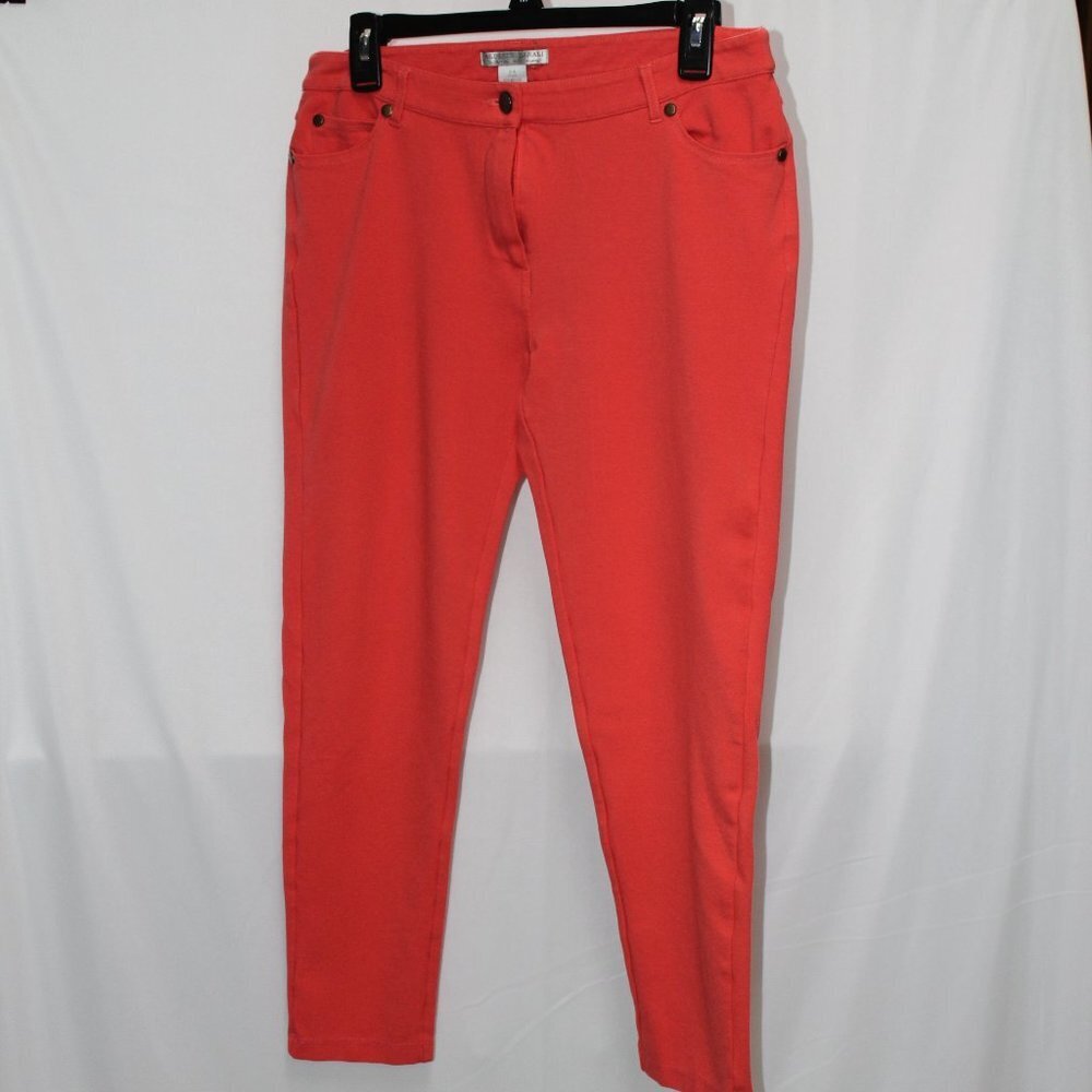 Alberto Makali Orange Skinny Leg Knit Pants